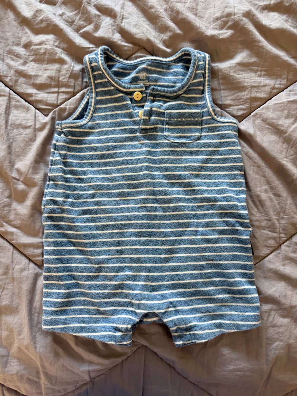 Baby boy striped romper